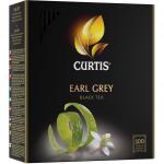 Чай CURTIS "Earl Grey", черный с бергамотом, 100 пакетиков в конвертах по 2 г, 510421