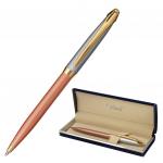Ручка подарочная шариковая GALANT DECORO ROSE, корпус хром/роз., детали золот., 0,7мм, синяя, 143505