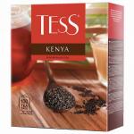 Чай TESS (Тесс) "Kenya", черный, 100 пакетиков в конвертах по 2 г, ш/к 12648