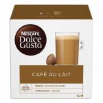 Капсулы для кофемашин NESCAFE Dolce Gusto Cafe au lait, натуральный кофе с молоком 16шт*10г,12148061