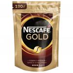 Кофе молотый в растворимом NESCAFE (Нескафе) "Gold",сублимированный, 190г, мягкая упаковка, ш/к27231