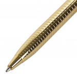 Ручка подарочная шариковая GALANT Mont Pelerin, корпус золот./белый, золот.детали, 0,7мм,син,141661