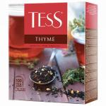 Чай TESS (Тесс) "Thyme", черный, чабрец и цедра лимона, 100 пакетиков в конвертах по 2г, ш/к12648