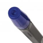 Ручка шариковая масляная с грипом BRAUBERG "i-Rite GT PRO", СИНЯЯ, корпус тонир.черный, 0,4мм,143303