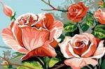 Кусты цветущих роз