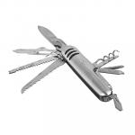 ЧИНГИСХАН Нож перочинный, 15см, многофункциональный, 11 функций, нержавеющая  сталь