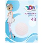 Колготки детские ПОЛИАМИДНЫЕ 40 den с рисунком "Крупный Горох"(евроконверт)