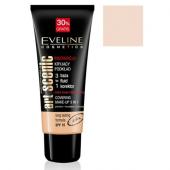 EVELINE Тональный крем 3 в 1: светлый бежевый Art Professional Make-up, 30 мл