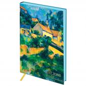 Записная книжка А5 80л. ЛАЙТ, кожзам, Greenwich Line Vision. Cezanne. Turning Road, тон. блок в то, NA5b_30786