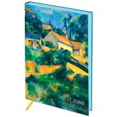 Записная книжка А6 80л. ЛАЙТ, кожзам, Greenwich Line Vision. Cezanne. Turning Road, тон. блок, цв., NA6_30798