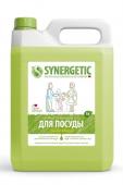 SYNERGETIC универсальное моющее средство для мытья посуды (яблоко), канистра пэ 5л