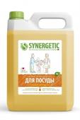 SYNERGETIC универсальное моющее средство для мытья посуды (апельсин), канистра пэ 5л