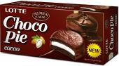 LOTTE Choco Pie cacao печенье с какао, 168 г