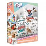 КПБ 1.5 поплин "Juno" (70х70) рис. 16075-1/16076-1/8672-5 Funny cats