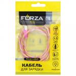 FORZA кабель для зарядки Micro USB, Конфетти, 1м, 1.5 А, цветной с подсветкой