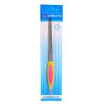 Пилка для ногтей металлическая с триммером на блистере "Ультрамарин - Радуга", цвет ручки микс,19,5см