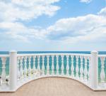 Фотопанно полосы "Балкон с видом на океан", 300*270 см                             (d-102330)