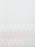 Тюль S36-04, белый с розовой вышивкой                             (add-102389)