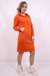 1107 платье женское цвет 38 (Оранжевый)