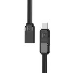 USB кабель REMAX Gplex (RC-070th) 3 в 1 (Lightning + micro USB + Type-C) 1m, black