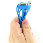 Кабель USB REMAX Light (RC-006i4) для iPhone 4/4S (1m) blue