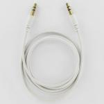 Аудио кабель AUX Krutoff 1m, белый (пакет)