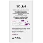 Аудио кабель AUX Krutoff Spring черный 1m (пакет)