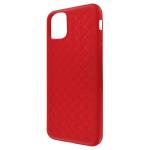 Накладка силиконовая плетеная для iPhone 11 Pro Max (red) техупаковка