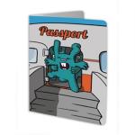 Обложка на паспорт Крол в отпуске  (ПВХ, slim)
