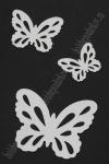 Набор пластиковых шаблонов 1 мм "Бабочки №2"