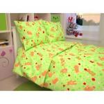 Детский комплект белья  в кроватку Мишки, цвет зеленый 350-2