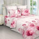 Комплект постельного белья КПБ из бязи Розовый сад (Т 3012-2) Люкс.