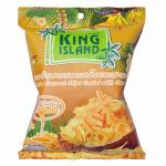 Кокосовые чипсы KING ISLAND с карамелью