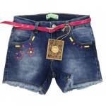 S1548 Шорты джинсовые для девочек Cichlid