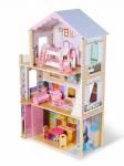 Дом для куклы DH610 деревянный с набором мебели в/к