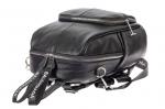 Женский рюкзак-трансформер из фактурной искусственной кожи, цвет чёрный