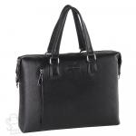 Портфель мужской кожаный 66314H black Heanbag