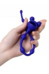 Анальная цепочка ToDo by Toyfa Froggy, силикон, синяя, 27,4 см, O 1,4 см