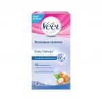 VEET восковые полоски для чувствительной кожи c технологией Easy Gel-wax 12 шт.