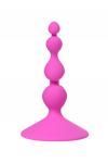Анальная втулка ToDo by Toyfa Loverty, силикон, розовая, 8 см, O 2,3 см