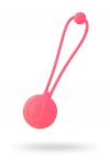 Вагинальный шарик L'EROINA by TOYFA Rosy, силикон, коралловый, O 3,1 см, 50 г