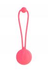 Вагинальный шарик L'EROINA by TOYFA Rosy, силикон, коралловый, O 3,1 см, 50 г