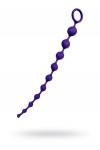 Анальная цепочка ToDo by Toyfa Grape, силикон, фиолетовая, 35 см, O 2,7 см