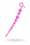 Анальная цепочка ToDo by Toyfa Long Sweety, силикон, розовая, 34 см, O 2,7 см