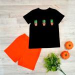 Комплект "Кактусы": футболка+шорты (кулир)