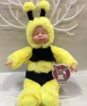 Кукла-сплюшка "Пчелка", 25 см