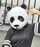 3D маска Панда, сделай сам.