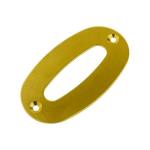Номерок дверной Чибис металл №0 (золото) 75*45 мм с комплектом крепежа (10511010/270219/0026682, КИТАЙ)