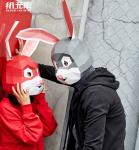 3D маска Кролик, сделай сам.
