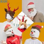 3D маска Рождественская a4220 , сделай сам